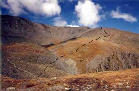 Фото 18. Путь подъёма на перевале Каратюрек